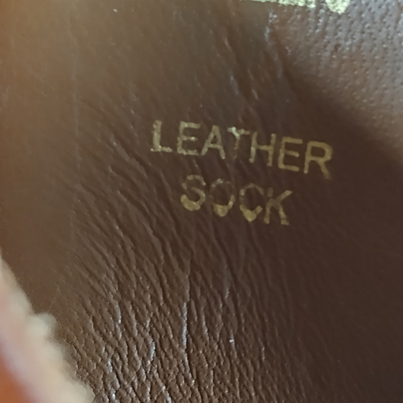 Bertuchi Women's Sandals Leather Slip On Wedge Brown Women’s Size 7.5" US/38 EU - Picture 7 of 16